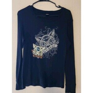 RARE Harley Davidson Wildcat London, KY LONGSLEEVE Womens T-SHIRT SZ XLG